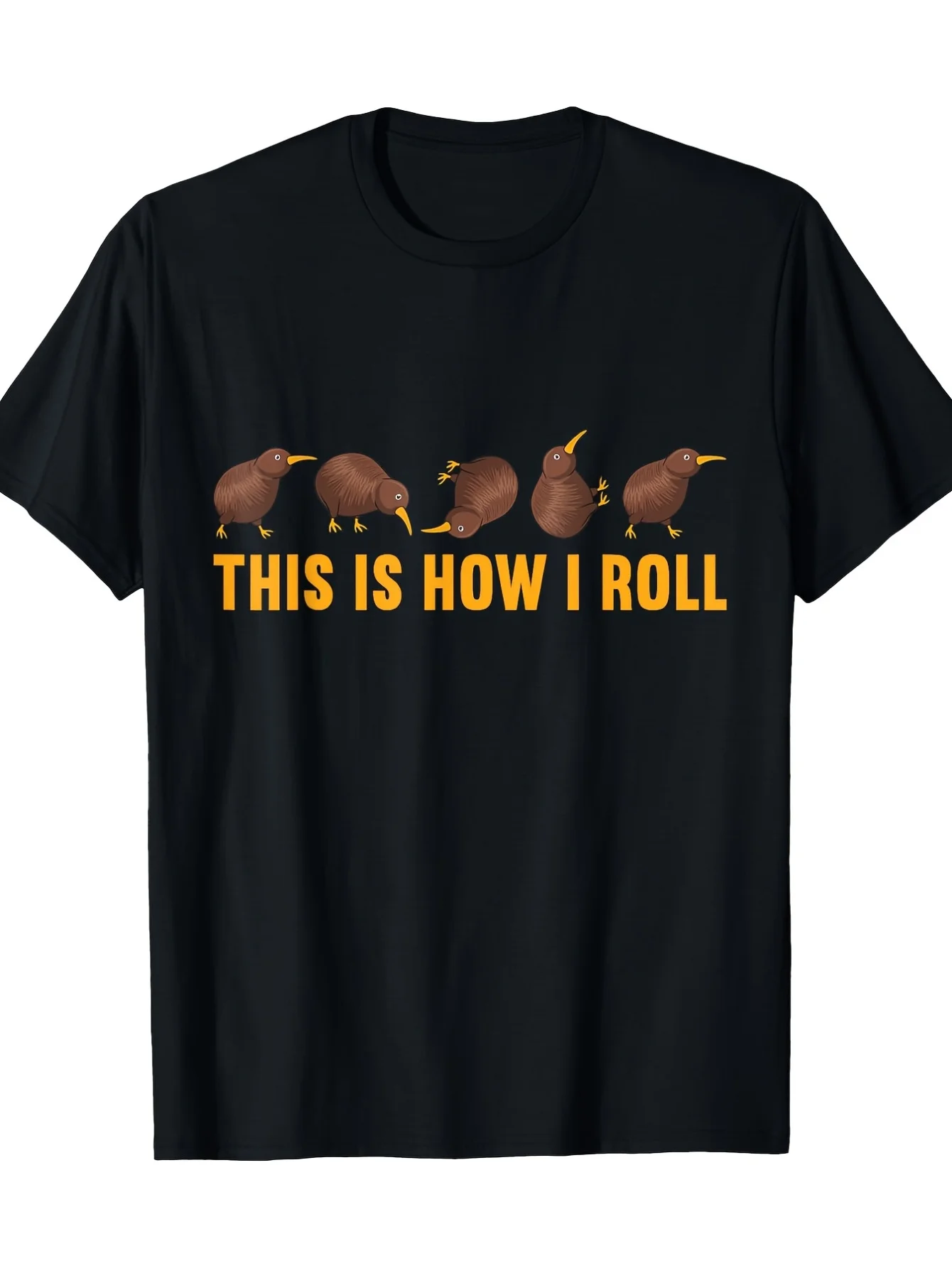 

This Is How I Roll Funny Kiwi New Zealand Birds T-Shirt-100% pure cotton 200g