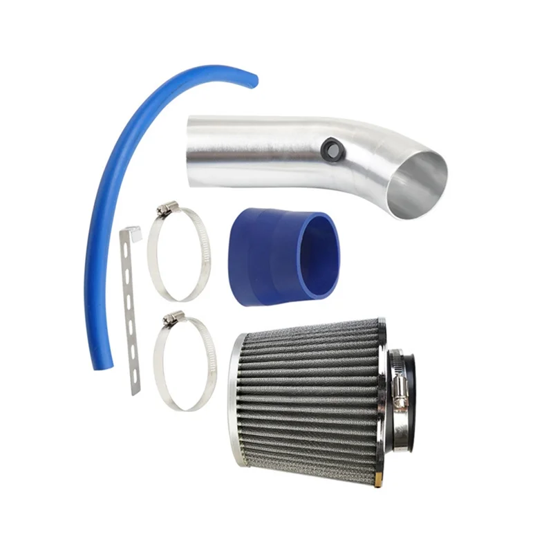 

A20K-76Mm Intake Pipe Kit Car Turbo Pip Air Filter Mushroom Head Intake Sleeve Cold Air Intake Kit