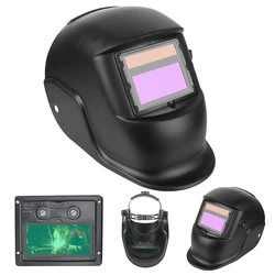 True Color Lens For Arc Weld Grind Cut Large View Auto Darkening Welder Mask Welding Helmet Welding Mask Solar Power