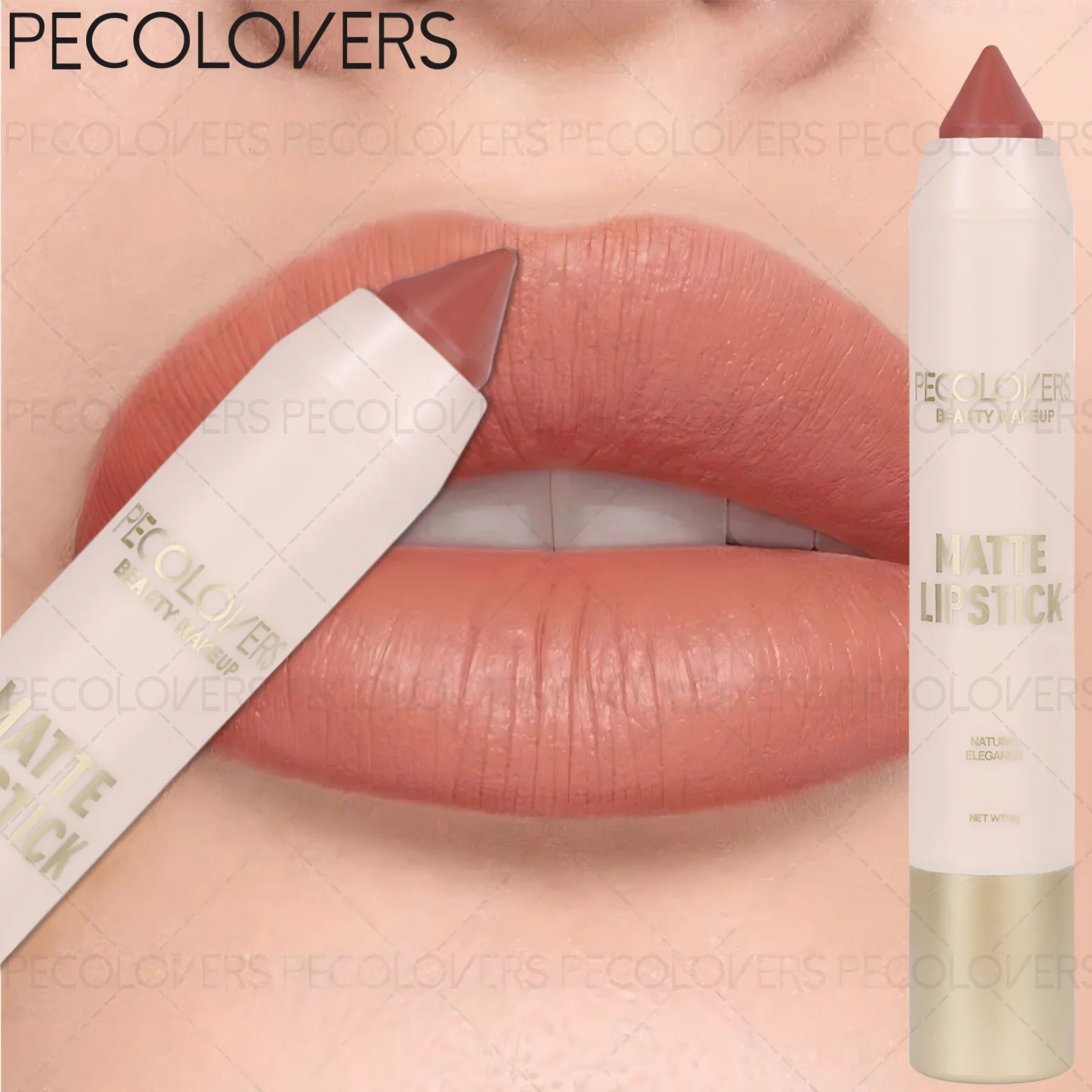 Silky Velvet Lipstick Sexy Red Waterproof Lasting Plump Lip Glaze Natural Outline Moisturizing Lip Gloss Makeup Lipliner Pen