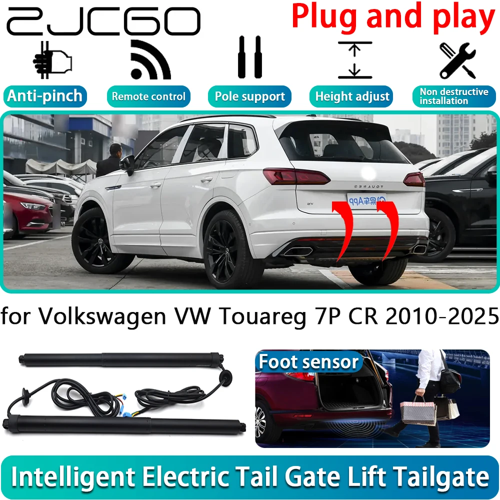 

for Volkswagen VW Touareg 7P CR 2010-2025 Electric Powered Tailgate Power Liftgate Automatic Tailgate System With Foot Sensor