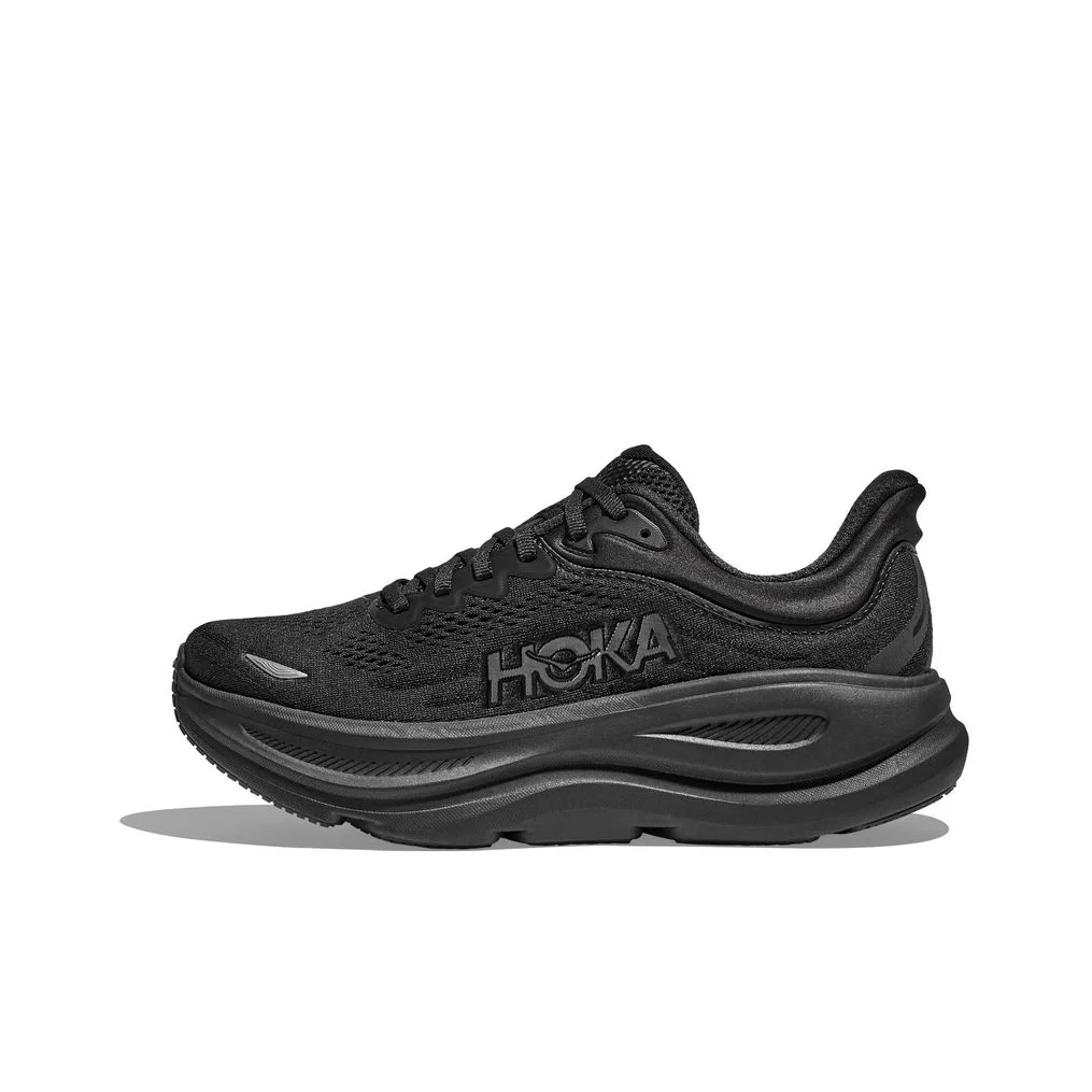 

HOKA ONE ONE Bondi 9 Synthetic Leather Cushioning Slip Resistant Abrasion Resistant Breathable Lightweight Low top 1162013-BBLC