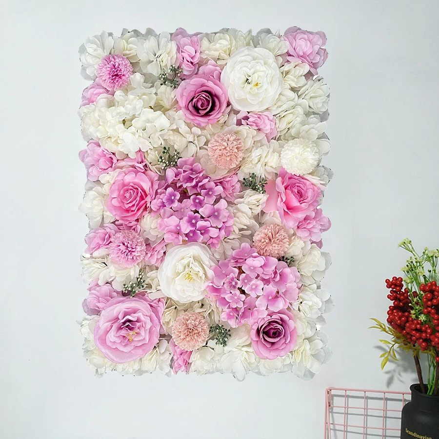 

Artificial Rose Wall Panels Are Suitable For Wedding Decoration Background Wall Shopping Mall Window Party Home Decoration