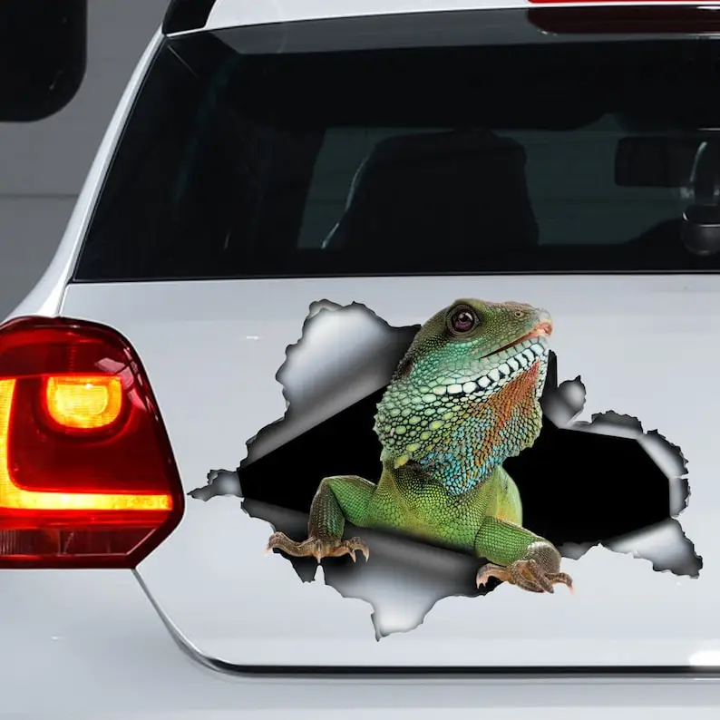 Indian Water Dragon car decal , Indian Water Dragon car magnet