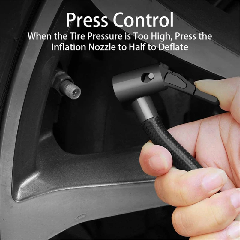 Car Tyre Inflator 12V Digital Tire Inflatable Pump Auto Air Compressor 150 PSI Auto Air Pump For Cars Wheel Tires