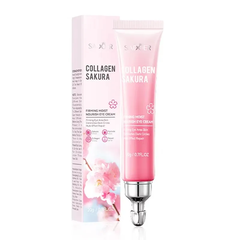 Sakura Eye Cream Anti Dark Circles Removal Eyes Bags Firming Moisturizing Eye Creams Beauty Eyes Skin Care