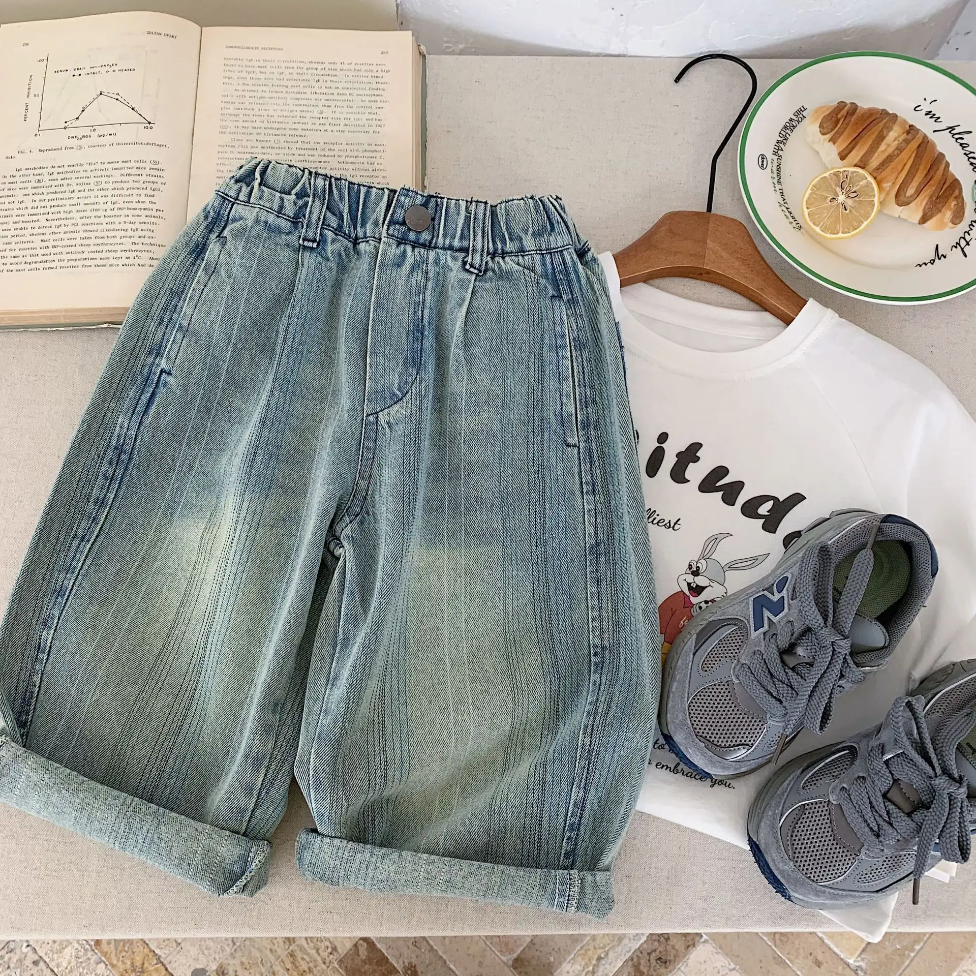 2026 New Stlye  Boys  Denim Pants Spring  Fashion Good Quality Kids Jean Pants 2-8t A298
