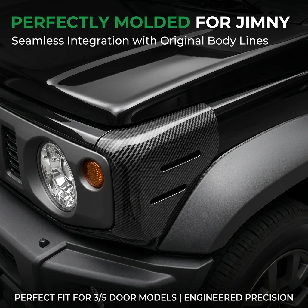 For Suzuki Jimny JB74 Front Fender Tailgate Angle Cover JB64 2019-2025