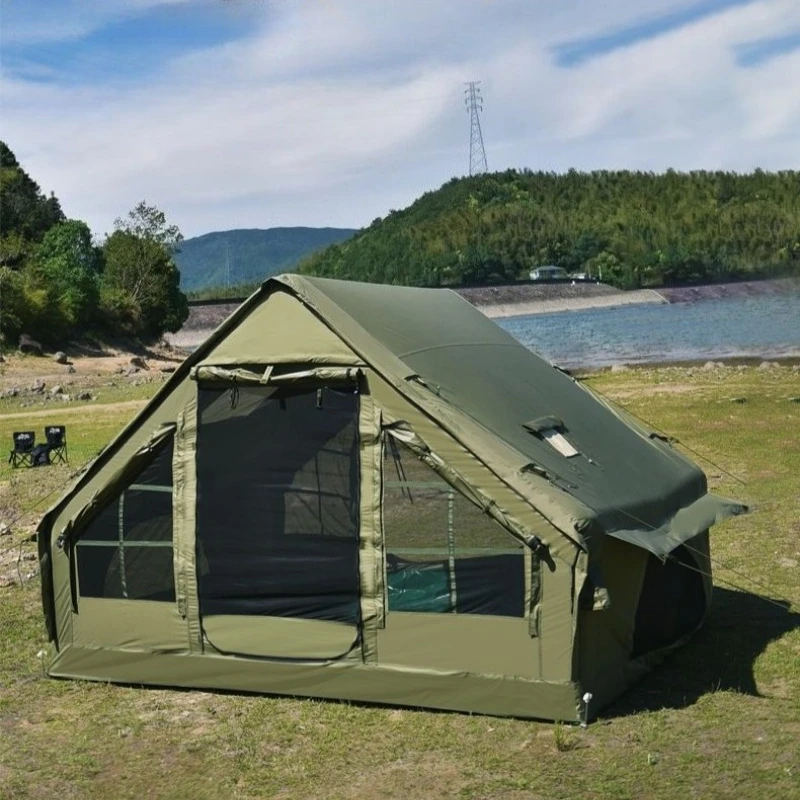 

Outdoor Camping Waterproof Sun-proof Inflatable Tent Windproof Sunshade Foldable Portable Large-space Thickened Inflatable Tent