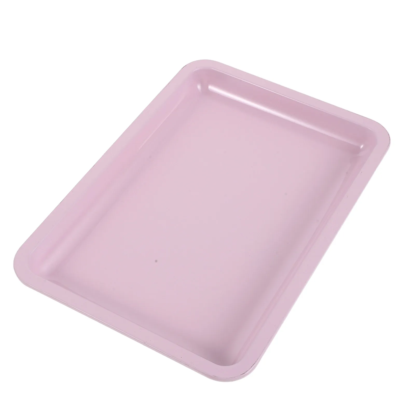 

3Pcs Stainless Steel Jewelry Storage Tray Portable Square Organizer Nail Supply Tray for Desk Dressing Table Vanity Bedroom