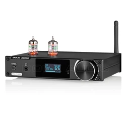 HiFi DAC-T1PRO Vacuum Tube Stereo Preamplifier USB DAC Bluetooth 5.0 Receiver S/PDIF D/A  Audio Converter with OLED Display LDAC