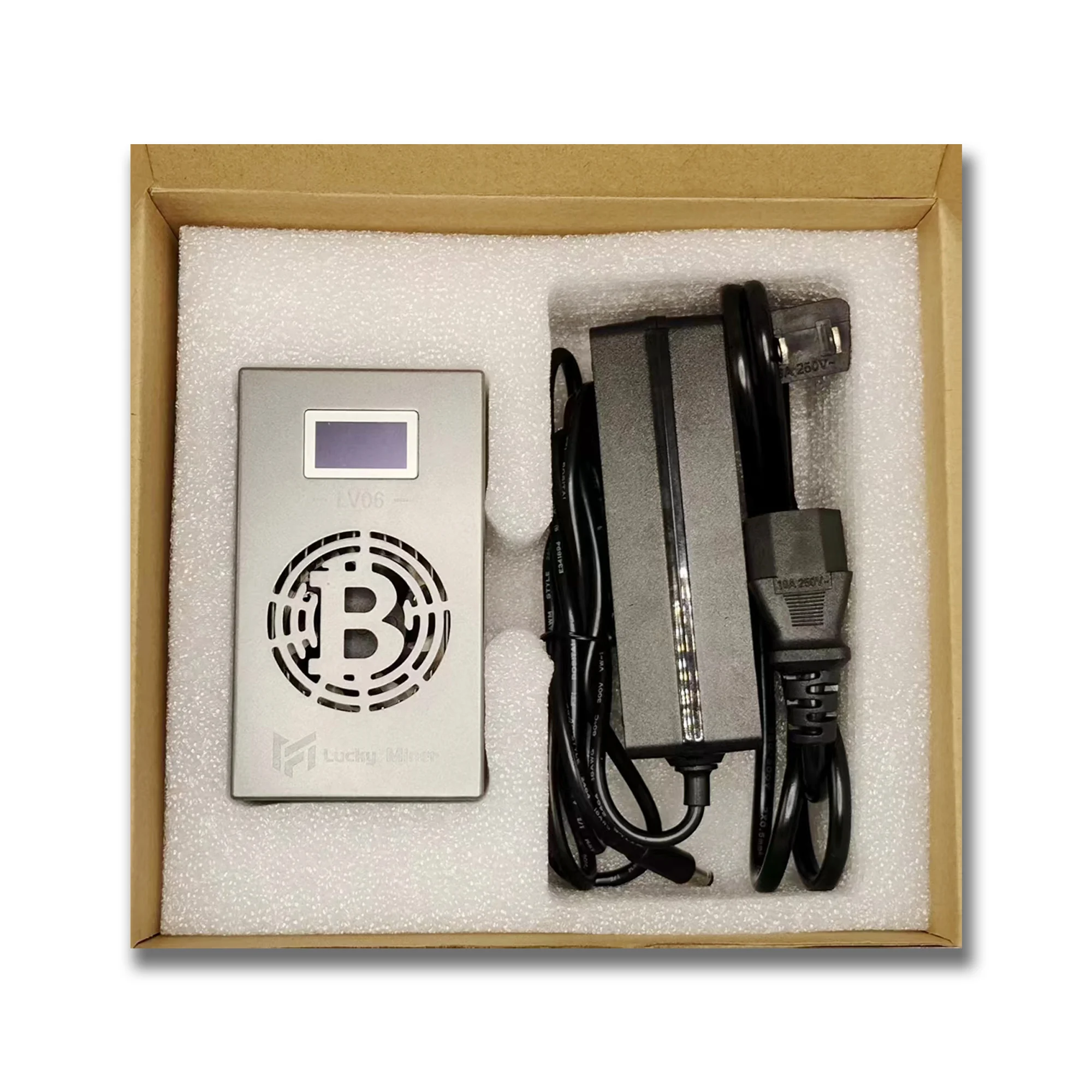 2024 bitcoin solo lucky miner v6 solana miner BTC Lotto Machine 500GH/S Hashrate BM1366 ASIC Chip Home Silent Miner