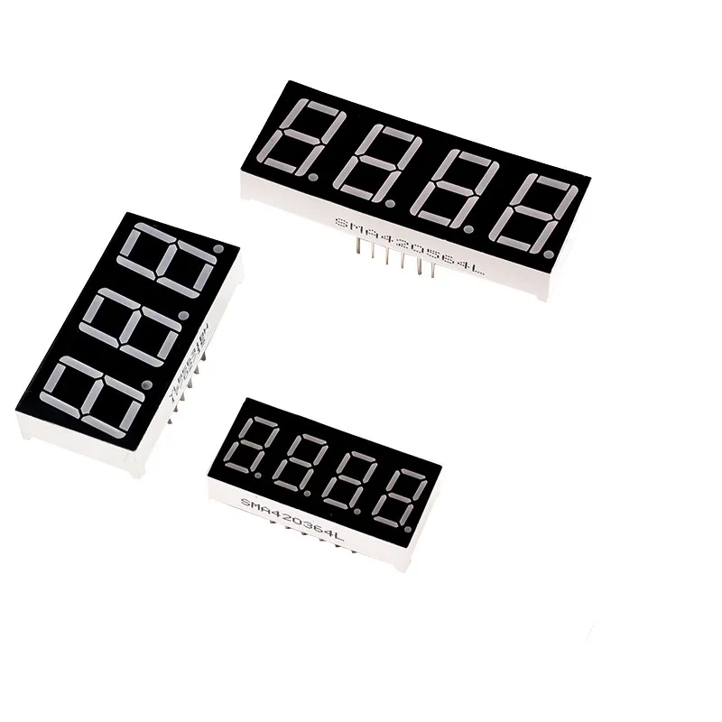 5 Stuks Digitale Buis Gemeenschappelijke Anodekathode Groen Blauw Wit 1 2 3 4 Bit Digitale Buis 0.28 0.36 0.4 0.56 Inch Led Display 7 Segment