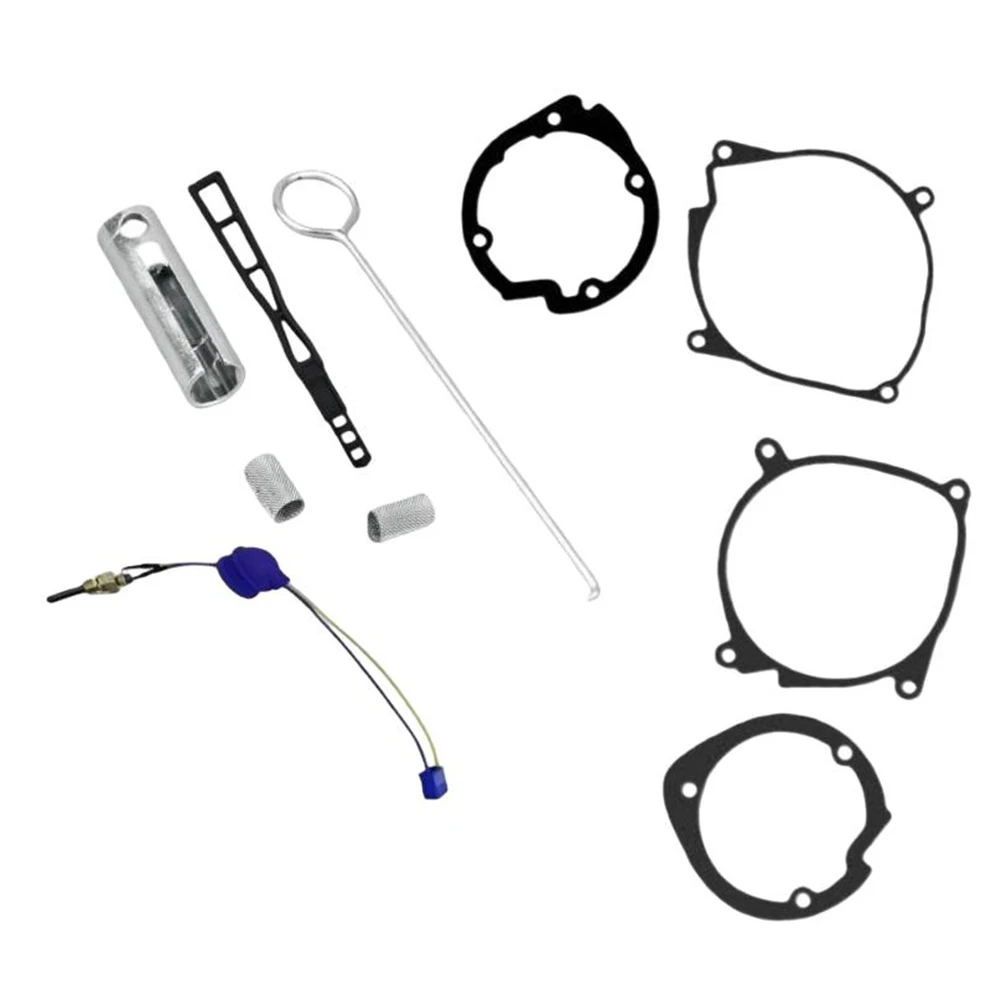 10 Piece Heater Repair Kit Truck Heater Parts Diesel Parts Set Heater Repair Kit Direct Replacement Replace Broken Parts