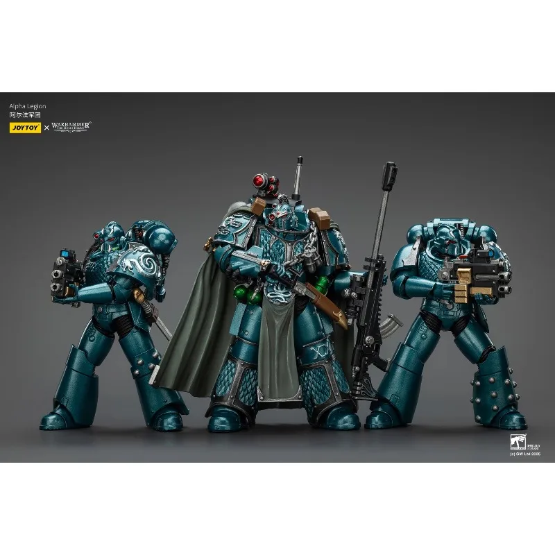 Figura de acción JOYTOY Warhammer 40K 1/18 Alpha Legion Exodus El que es Muchos, Cazador de Cabezas Prime, figuras de anime, juguetes