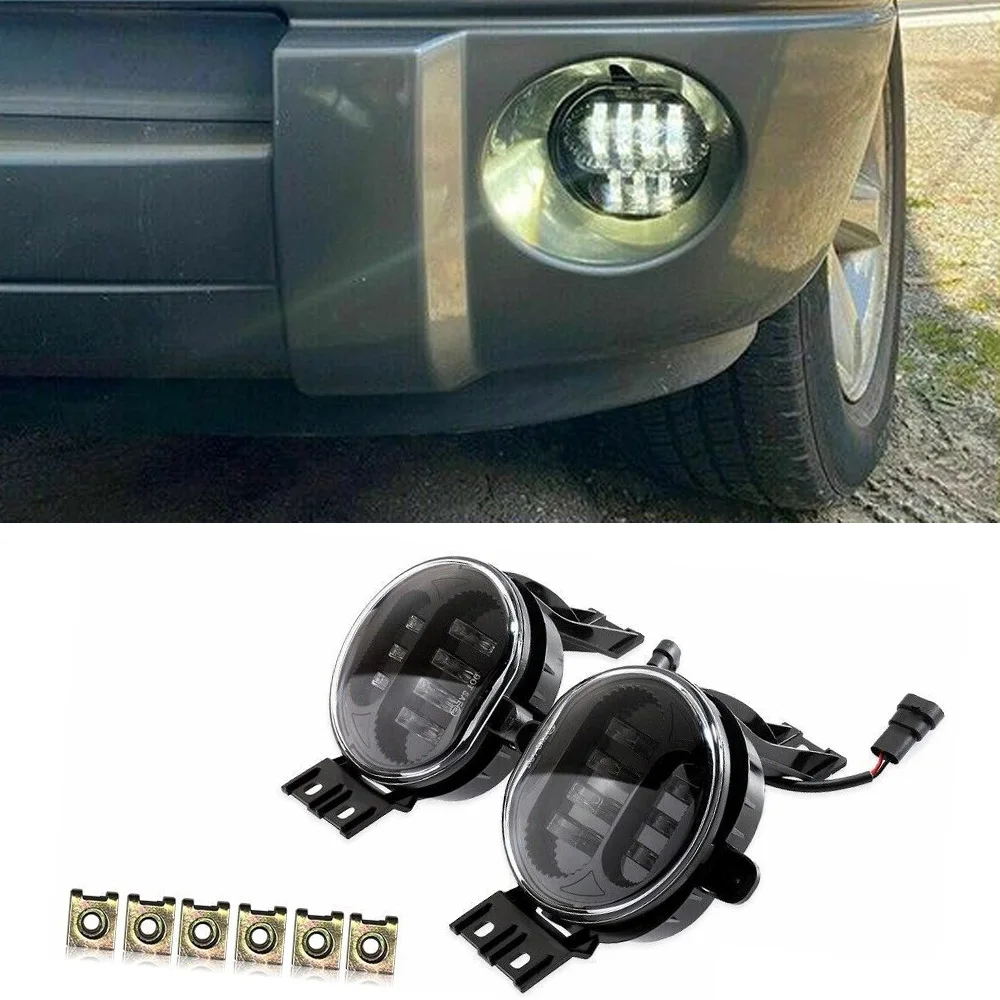 2 pcs For Dodge Durango 1500 2500 3500 Car Front Fog Light 55077475AE 55077474AE 55077475AC 55077474AC CH2592121 CH2593121