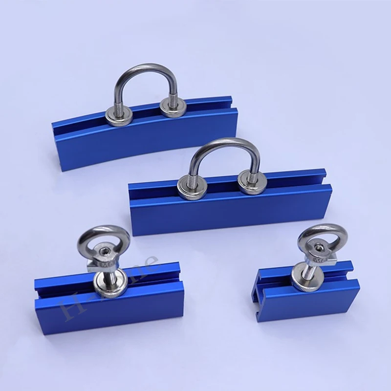 Economic and practical Car Dent Repair Tool Aluminum Alloy Card Slot Only Installed Arc Card Slot Double-Sided Dual-Use 4 pcs