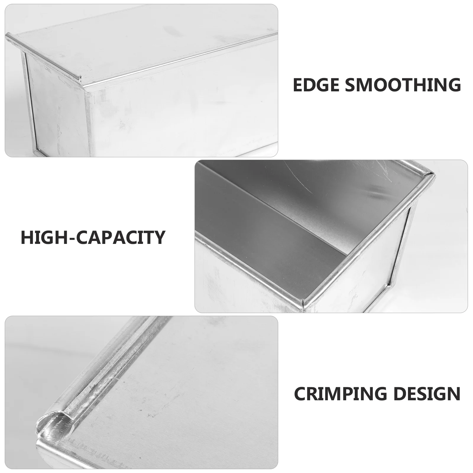 

Aluminum Alloy Loaf Baking Pan Non Stick Bread Mold With Lid Easy Clean Toast Box For Home Kitchen Restaurant Bakery Supplies