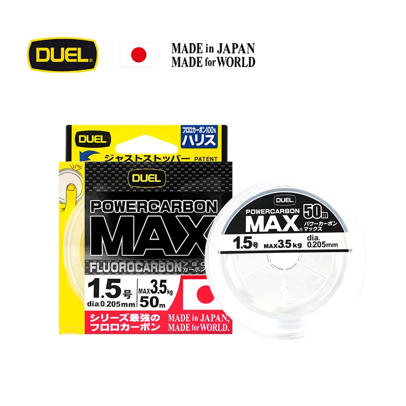 

Леска DUEL POWERCARBON MAX 100% флюорокарбоновая, японская, быстротонущая, невидимая, для морской и пресной воды