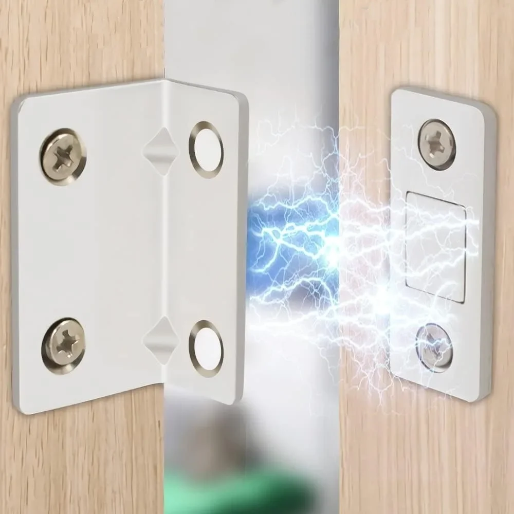 Magnetic Door Closer Strong Door Closer Magnetic Catch Latch Magnet For Furniture Cabinet Cupboard Ultra Self-adhesive Latch