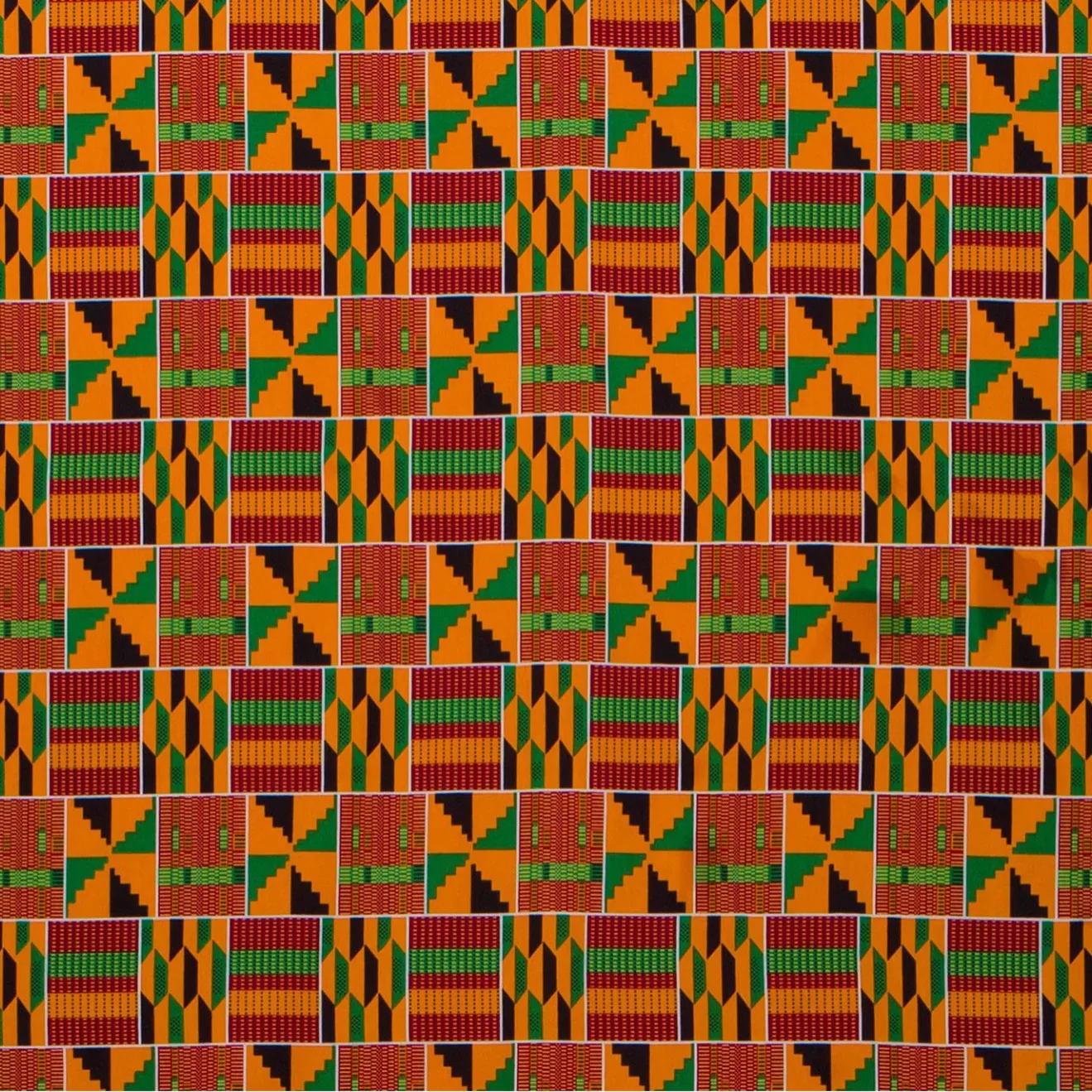 6 Yards/Lot Printed Wax Fabrics Double Sided Cotton Geometric Printed Fabric For Clothing Making Dress Materials view 2