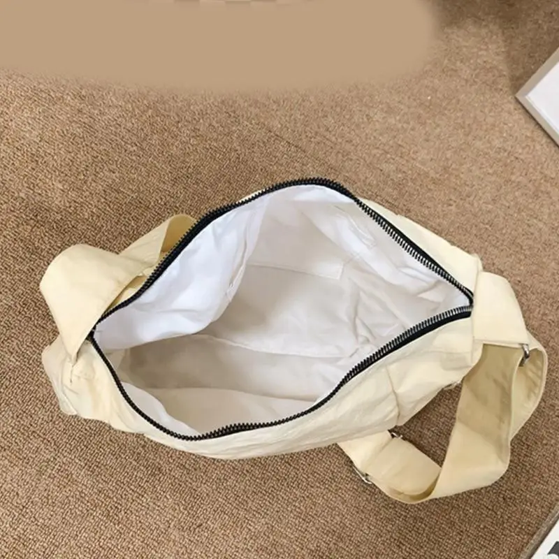 

Crossbody Bag Solid Color Shoulder Bag Casual Fashion Nylon Bag Large Capacity 20CA