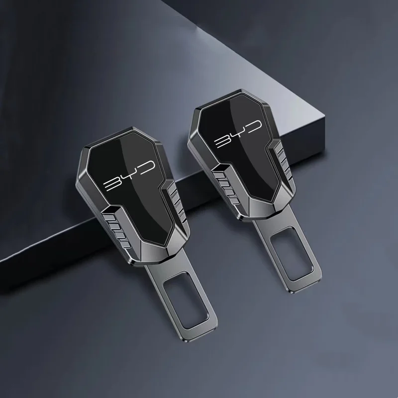 Car Seat Belt Extension Plug Buckle Seatbelt Clip Adjustable Extender For BYD Tang F3 E6 Atto 3 Yuan Plus Song Max F0 G3 I3 Ea1