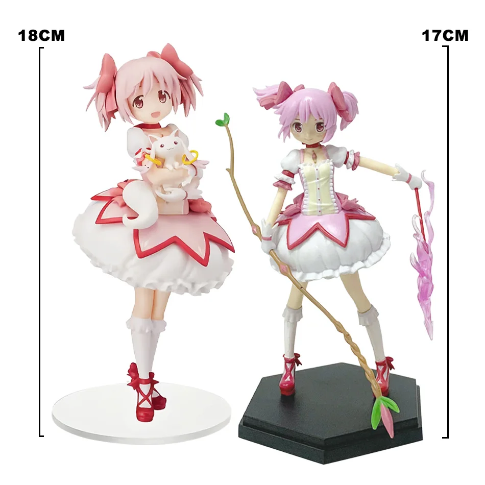 Puella Magi Madoka Magica Kaname Madoka Anime Modelli di personaggi Figurine Ornamenti per il desktop Collezione di giocattoli squisiti Regali Otaku