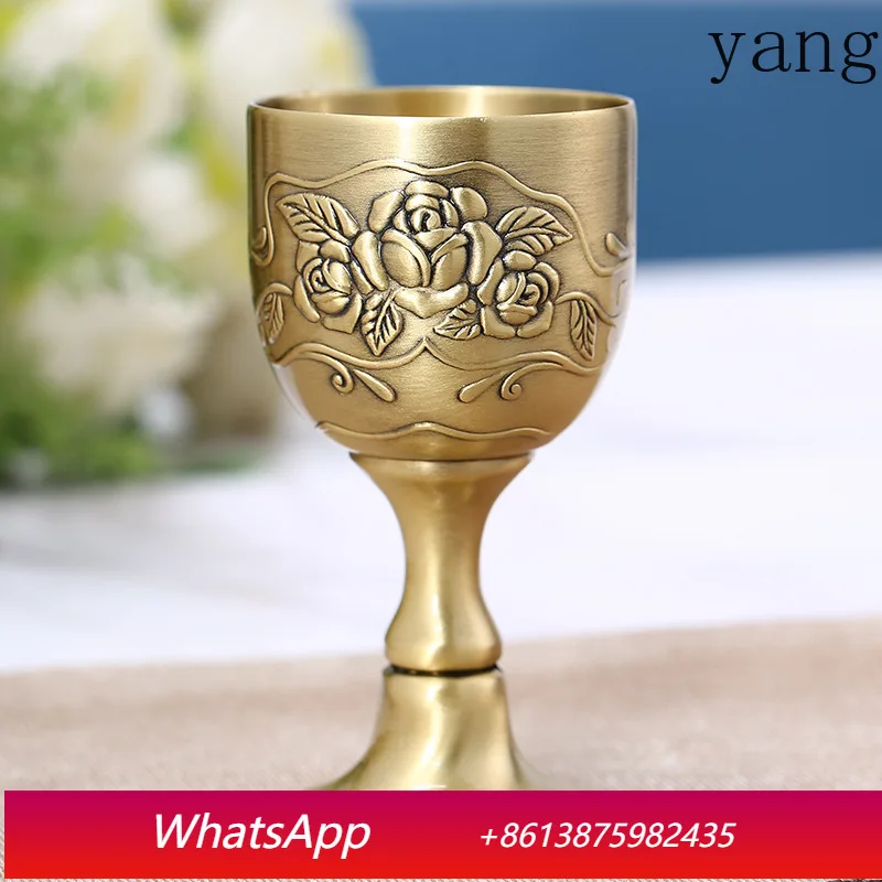 

LMM large metal antique bronze Baijiu cup creative personality Baijiu home