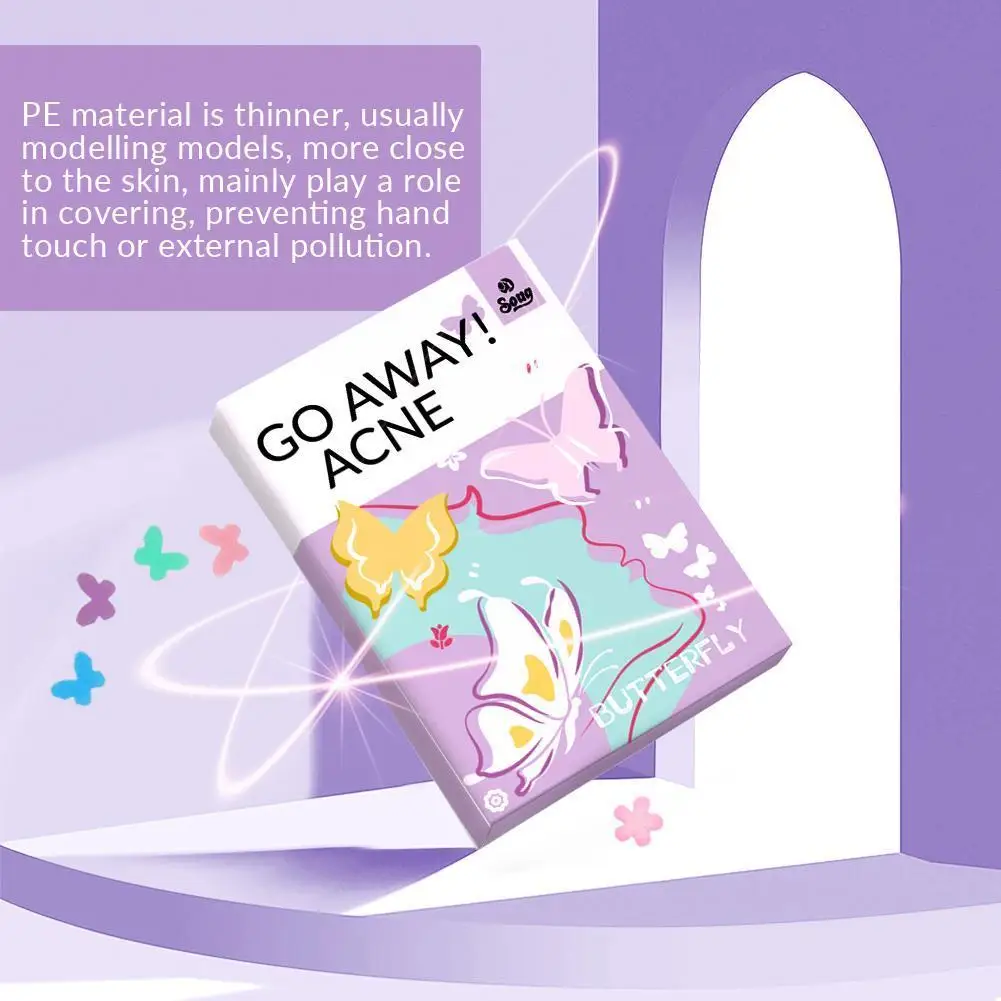120-420 Counts Cute Colorful Butterfly/heart/Star Shape Acne Pimple Patches Stickers Invisible Acne Cover Face Spot Pimple Patch image 3