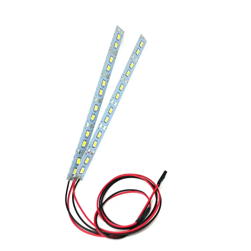 24 LED Dash Lights Underbody Under Chassis Strips Lights System For 1/10 1/8 RC Car Body Shell HSP HPI Sakura Drift Touring