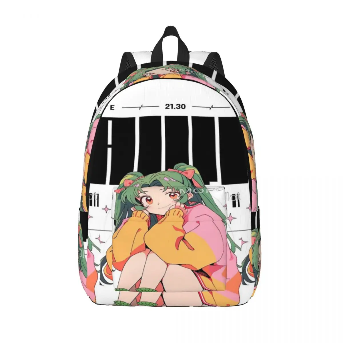 

Рубашка аниме UwU - Kawaii Cat Girl Design - Симпатичная японская уличная одежда, простой и стильный рюкзак, холщовый рюкзак, женский рюкзак