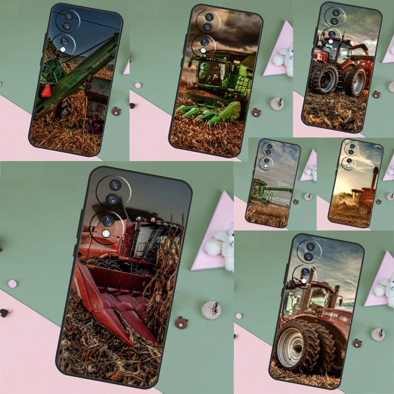 Catching Corn Harvest Bean Phone Case For Honor 70 50 90 10 Lite X8 X9 X7 X6a X7a X8a X9a Magic 5 4 Lite Magic 5 Pro