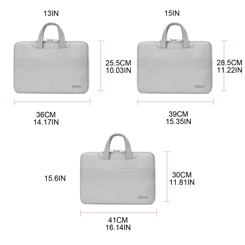 pour ordinateur portable 12-15.6 pouces, sacoche pour ordinateur portable, à main à bandoulière