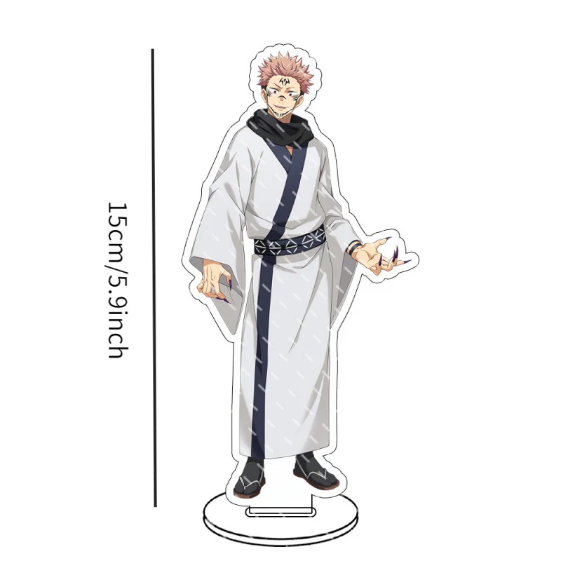 1pc Acrylic Standee Collectible Figurines, 5.91inch, Double-Sided Anime Character Desk Decor, Durable Acrylic Material