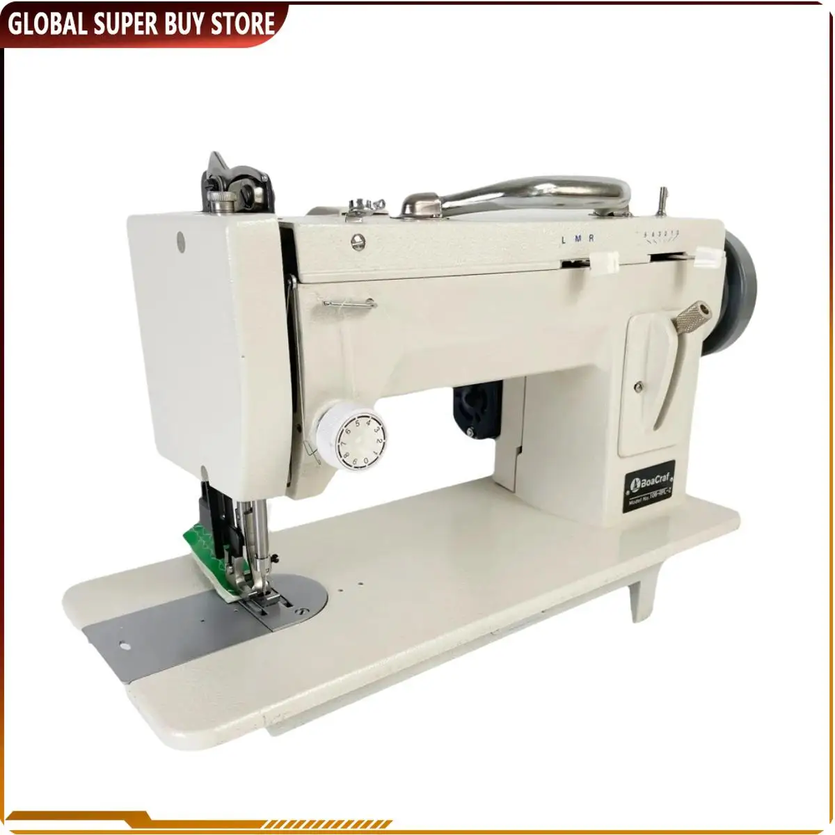 Máquina de coser eléctrica de Material grueso, 9 '', 7'', lona de cuero, espera, sofá, restauración de canciones, costura plegable/herramienta de costura de línea recta