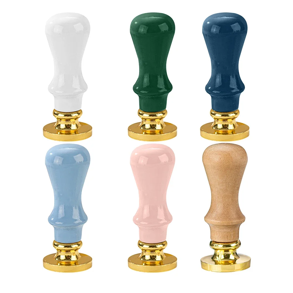Retro Art Seal Handle Multipurpose DIY Embossed Seal Handle Envelope Decorative Wax Seal Stamp Handle for Packaging Scrapbooking