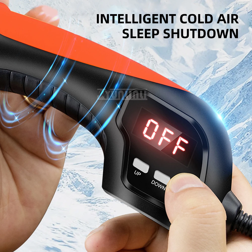 Portable Cyclone High-Airflow Digital Display Repair,Desoldering Chip Soldering Iron,Hot Air Gun Desoldering Station