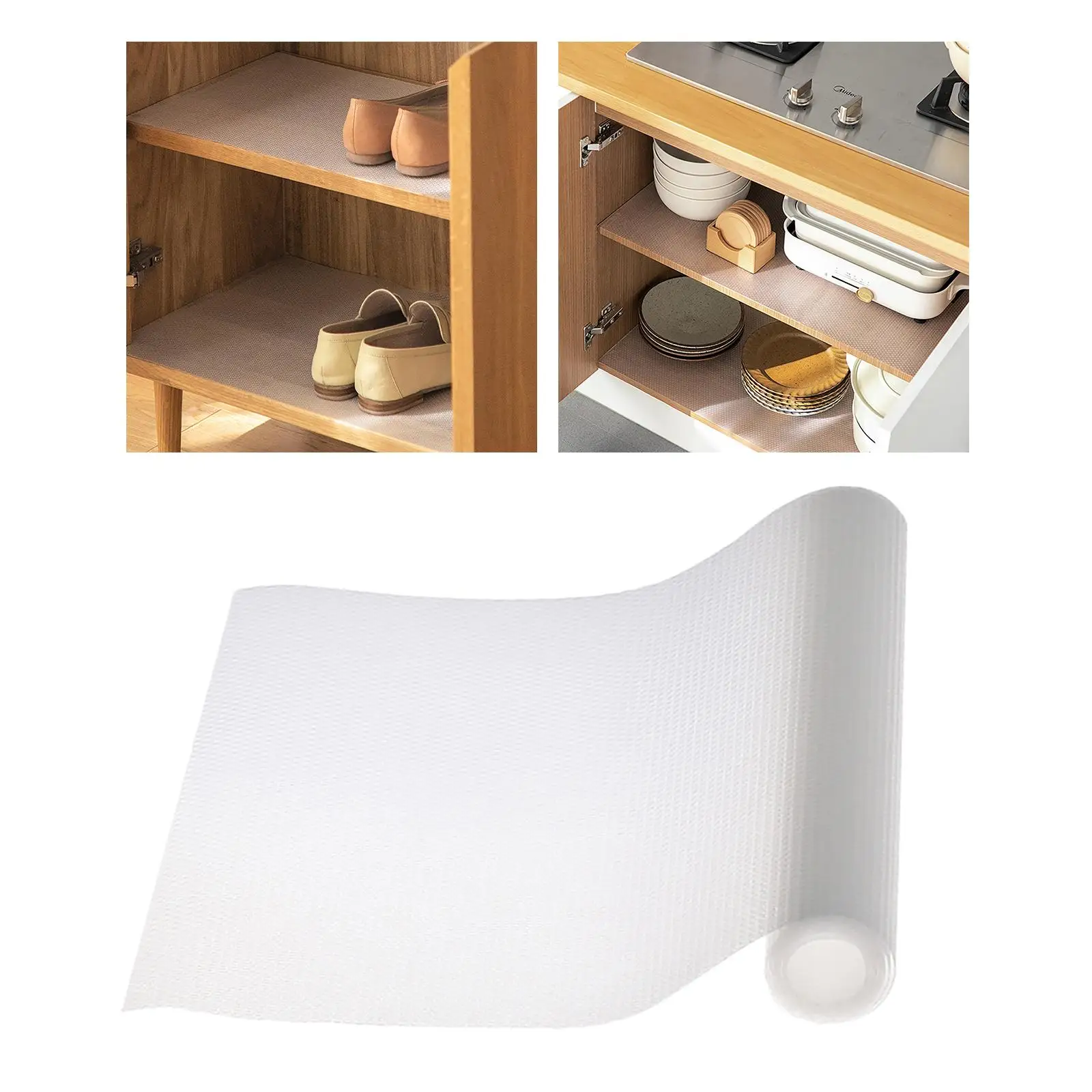 Non-Slip Drawer Shelf Liner Double Sided Moisture-Proof for 23.62x59.06inch