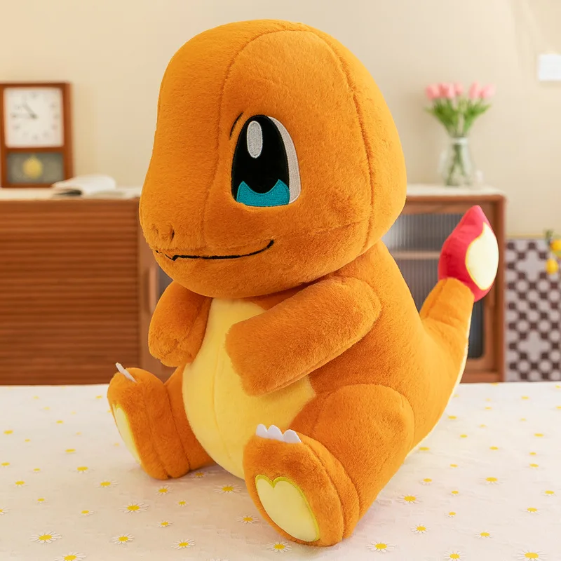 Pokemon Charmander Plush Toy 35-65cm Large Kawaii Stuffed Anime Soft Sofa Sleeping Pillow Cute Cotton Doll Kid Boy Birthday Gift