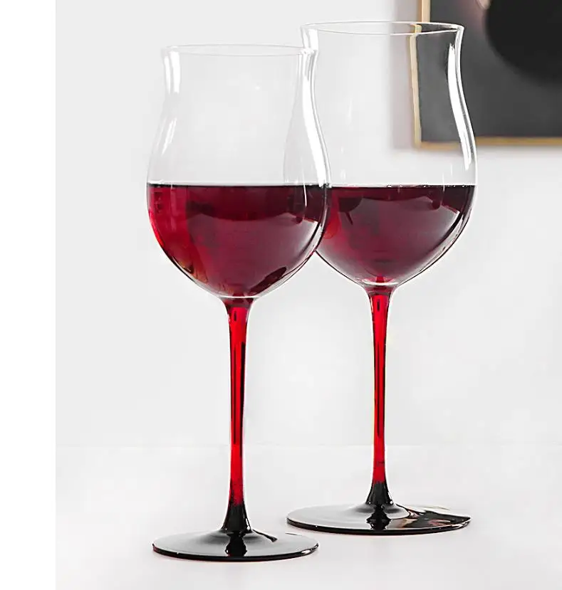 Red wine glass crystal glass wine glass goblet tulip red wine glass Bordeaux Burgundy red wine glass