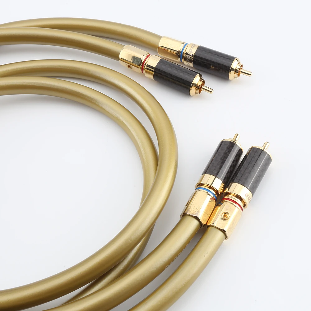 Paire Hi End Nordost Odin 2 argent référence interconnexions hifi Audio RCA câble Audiophile pour amplificateur lecteur CD