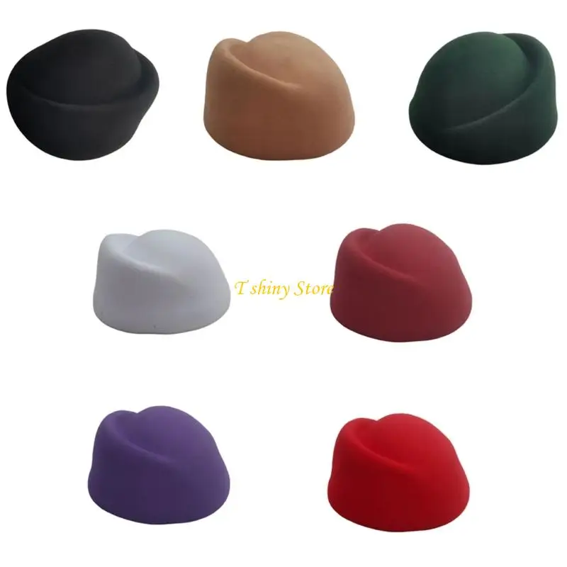 N58F British Woolen Color Hat For Women Adjustable Head Size Lightweight 7 Colors Available
