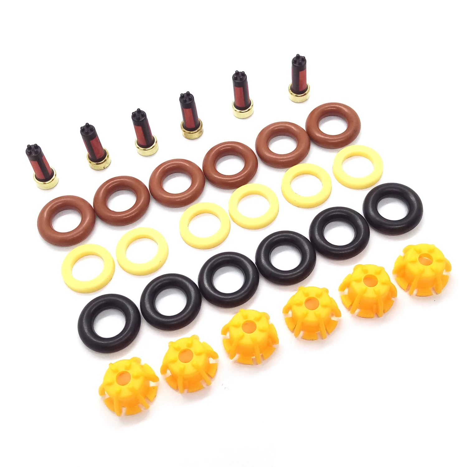 

Fuel Injector Repair Kit 0280150440 13641703819 for -BMW E60 E39 520I 523I Car Replacement AY-RK004