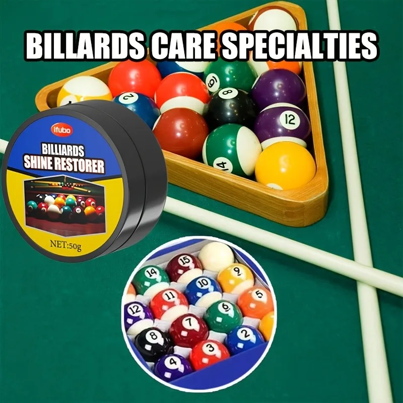 

Professional Billiard Table Wax: Anti-Cracking PE Formula Reduces Wear for Snooker & Pool Tables