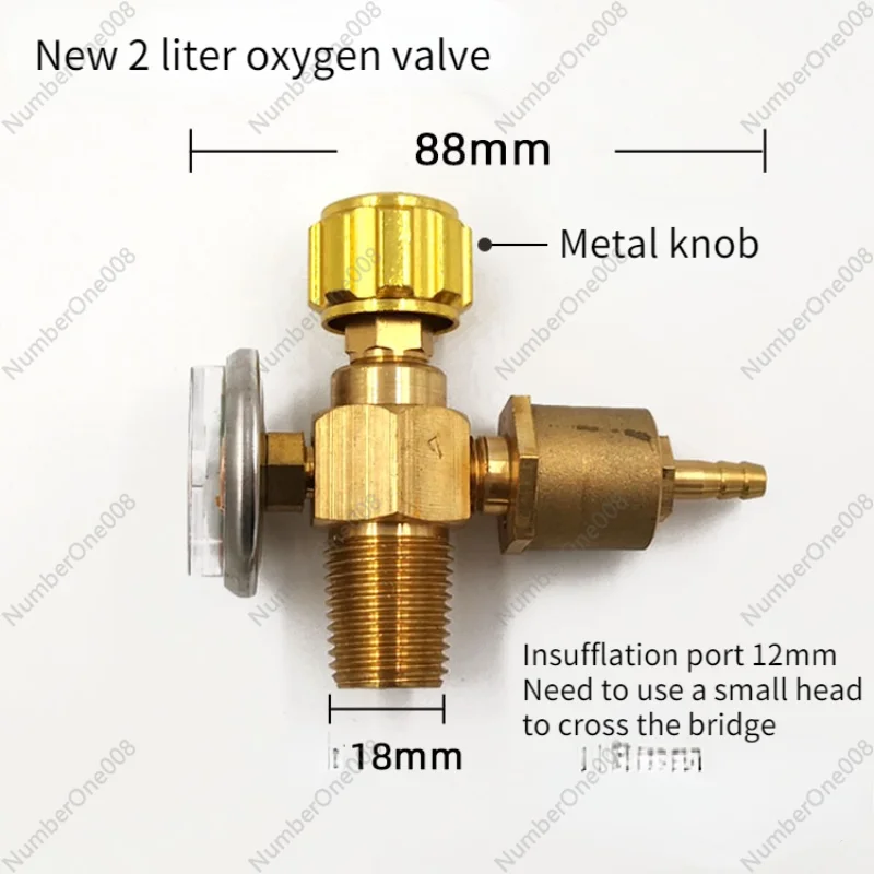 With Watch Portable Oxygen Pressure Valve for Welding Gun/torch 0ressure Valve Universal Oxygen Gas Crossing The Bridge