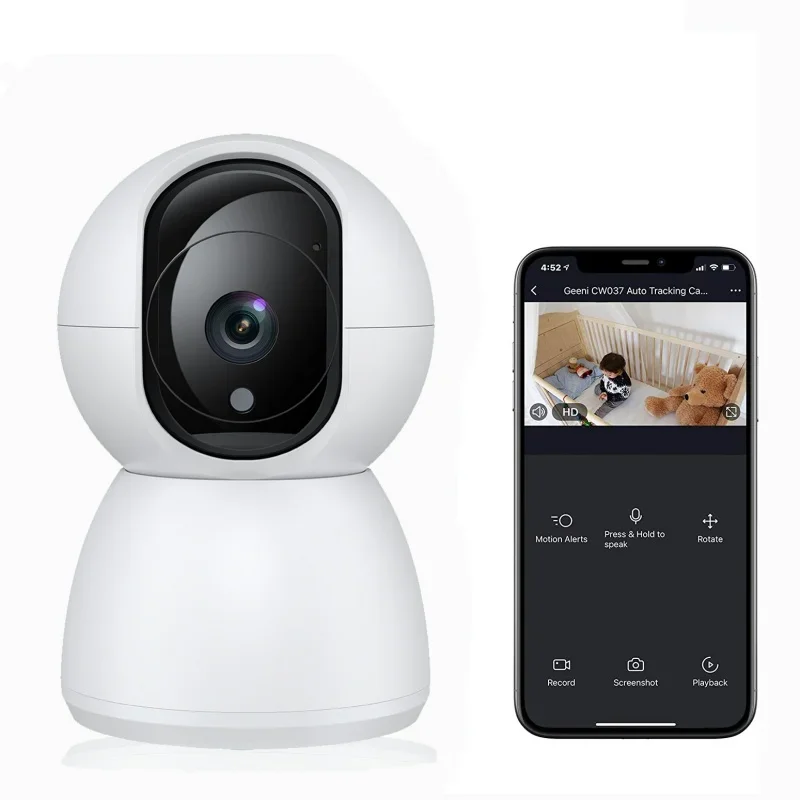 1080P Mini Indoor Wireless Tuya Smart WiFi IP Camera Home Security CCTV Surveillance Camera With Auto Tracking