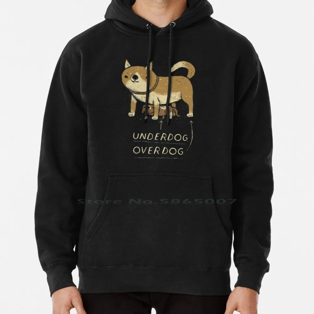 

Underdog Overdog Hoodie Sweater 6xl Cotton Underdog Overdog Dogs Cute Dog Doggo Good Boy Shiba Inu Pets Pet Owner Dog Lover Dog