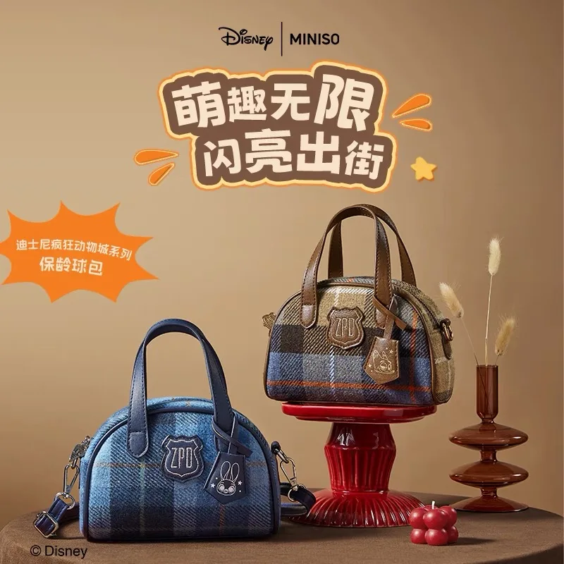 

Hot Sale Disney Zootopia Nick Judy Bowling Bag Cute Daily Portable Bag Retro Style Cute Girl Birthday Present