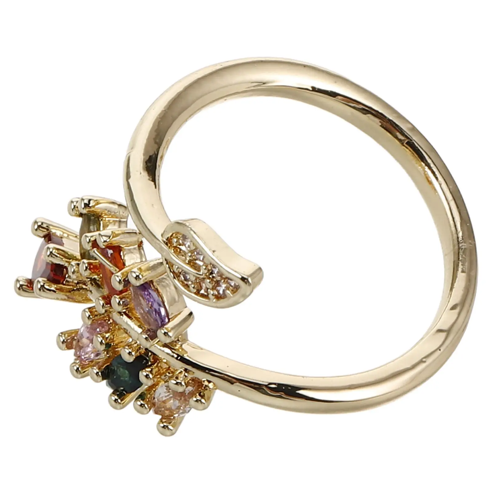 Geometric Ring Accessories Women Men Adjustable Flower Leaf Rings Minimalist Jewelry Toe Rings Matching Autumn